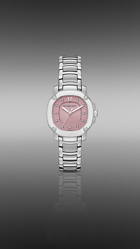 Burberry The Britain Bby1805 34mm Diamond Indexes