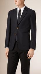 Burberry Modern Fit Tailored Wool Half-canvas Jacket
