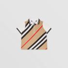 Burberry Burberry Childrens Short-sleeve Icon Stripe Merino Wool Blend Shirt, Size: 18m
