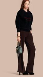 Burberry High-shine Technical Track Pants