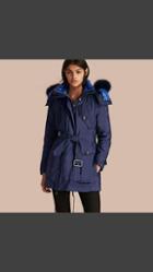 Burberry Fur-trimmed Parka With Detachable Down-filled Jacket