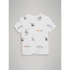 Burberry Burberry Archive Logo Print Jersey T-shirt, Size: 10y