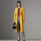Burberry Burberry Double-breasted Cashmere Tailored Coat, Size: 00