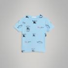 Burberry Burberry Archive Logo Print Jersey T-shirt, Size: 6y, Blue