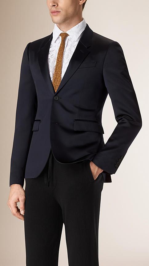 Burberry Prorsum Technical Silk Tailored Jacket