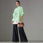 Burberry Burberry Postcard Print Cotton Jersey T-shirt, Green