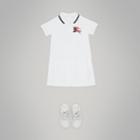 Burberry Burberry Tape Detail Polo Dress, Size: 6y