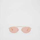 Burberry Burberry Oval Frame Sunglasses, Pink