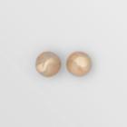 Burberry Burberry Marbled Resin Gold-plated Sphere Earrings, White