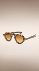 Burberry Prorsum Colour Block Round Frame Sunglasses