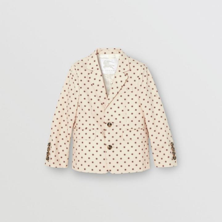 Burberry Burberry Childrens Star Print Cotton Blazer, Size: 12y, Red