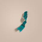 Burberry Burberry The Classic Cashmere Scarf In Check, Size: Os, Blue