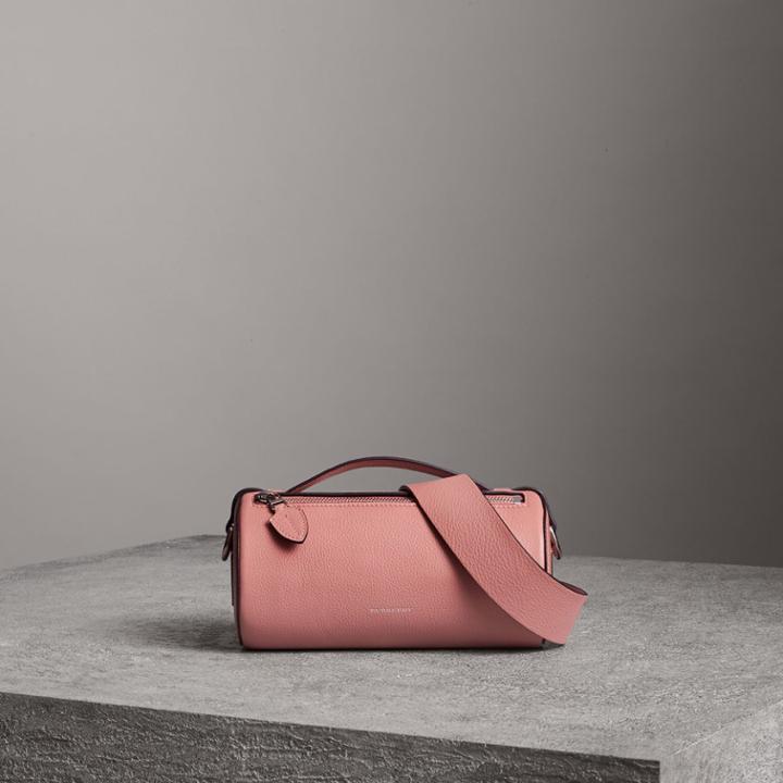 Burberry Burberry The Leather Barrel Bag, Pink