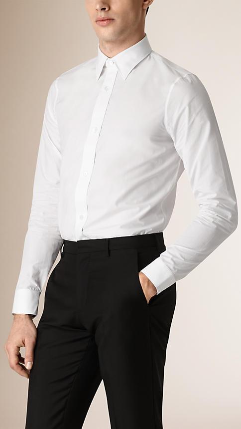 Burberry Prorsum Slim Fit Classic Cotton Shirt