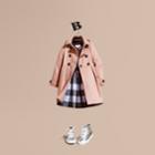 Burberry Burberry Cashmere Military Coat, Size: 12y, Pink