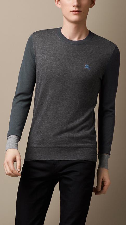 Burberry Colour Block Cashmere Sweater