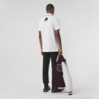 Burberry Burberry Letter Graphic Cotton Piqu Oversized Polo Shirt