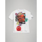 Burberry Burberry London Street Art Print Cotton T-shirt, Size: 6y