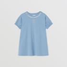 Burberry Burberry Childrens Short-sleeve Monogram Motif Stretch Cotton Dress, Size: 12y