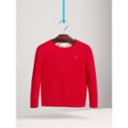 Burberry Burberry Check Elbow Patch Cashmere Sweater, Size: 10y, Red