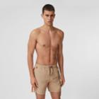 Burberry Burberry Contrast Side Stripe Drawcord Swim Shorts, Size: Xxl, Beige