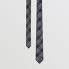 Burberry Burberry Modern Cut Check Silk Jacquard Tie, Black