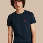 Burberry Burberry Liquid-soft Cotton T-shirt, Size: M, Blue