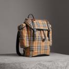 Burberry Burberry Vintage Check And Leather Ranger Backpack