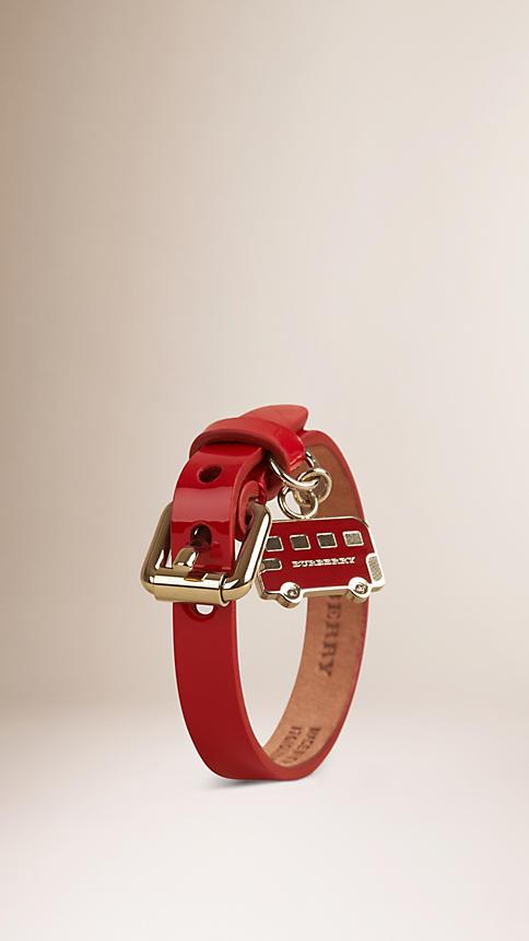 Burberry Patent Leather Doubledecker Charm