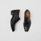 Burberry Burberry D-ring Detail Leather Heeled Oxford Brogues, Size: 40, Black