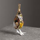 Burberry Burberry Derek The Bird Graffiti Print Cotton Charm, Yellow