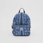 Burberry Burberry Quilted Deer Print Denim Backpack, Blue