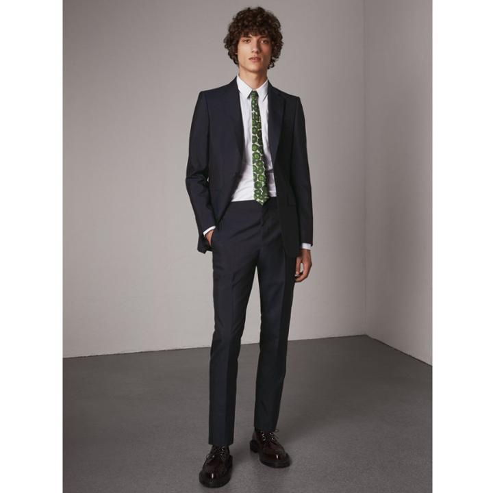 Burberry Burberry Slim Fit Mohair Half-canvas Suit, Size: 48r