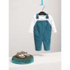 Burberry Burberry Cotton Corduroy Dungarees, Size: 12m, Blue