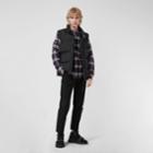 Burberry Burberry Check Cotton Flannel Shirt, Size: M, Navy