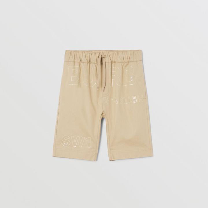 Burberry Burberry Childrens Horseferry Print Cotton Shorts, Size: 10y