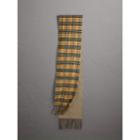 Burberry Burberry Reversible Vintage Check Cashmere Scarf, Grey