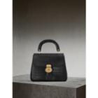 Burberry Burberry The Medium Dk88 Top Handle Bag In Alligator, Black