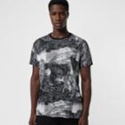 Burberry Burberry Dreamscape Print Cotton T-shirt, Size: L, Black