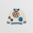 Burberry Burberry Childrens Check Appliqu Cotton Sweatshirt, Size: 3y, Multicolour