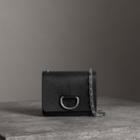 Burberry Burberry The Small Leather D-ring Bag, Black