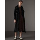 Burberry Burberry Shearling Trench Coat, Size: 06