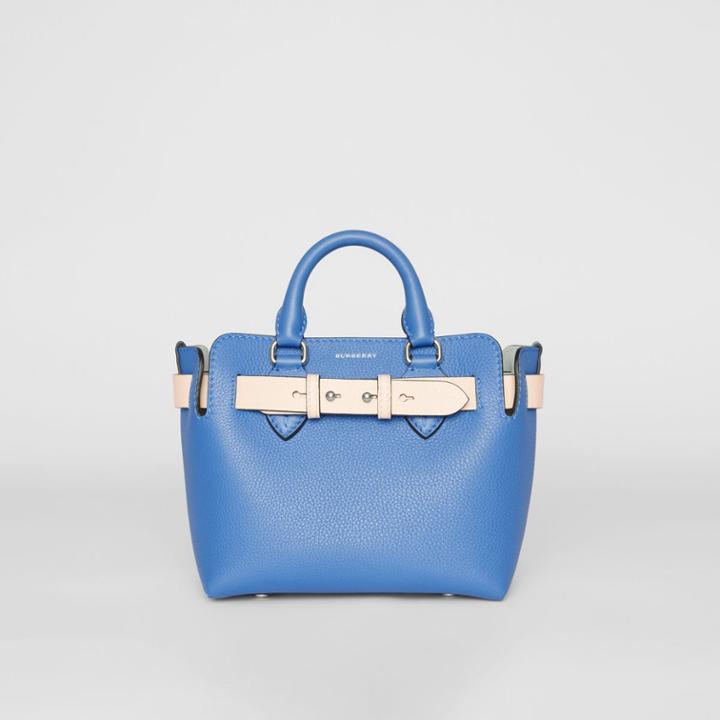Burberry Burberry The Mini Leather Belt Bag, Blue