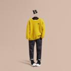 Burberry Burberry Waffle Knit Cotton Sweater, Size: 6y, Yellow