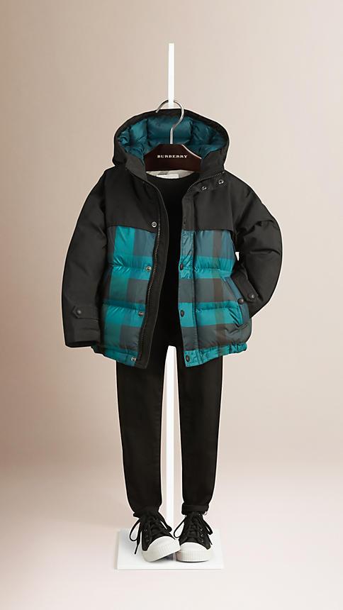 Burberry Check Down-filled Puffer Jacket