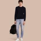 Burberry Burberry Straight Fit Japanese Light-wash Denim Jeans, Size: 32r, Blue