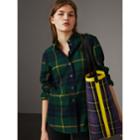 Burberry Burberry Check Wool Shirt, Size: 04