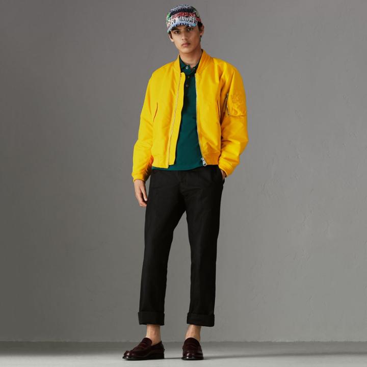 Burberry Burberry Nylon Bomber Jacket, Size: 34