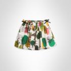 Burberry Burberry Childrens Tree Print Cotton Silk Skirt, Size: 12y, White