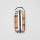 Burberry Burberry Metallic Detail Vintage Check Pouch, Black